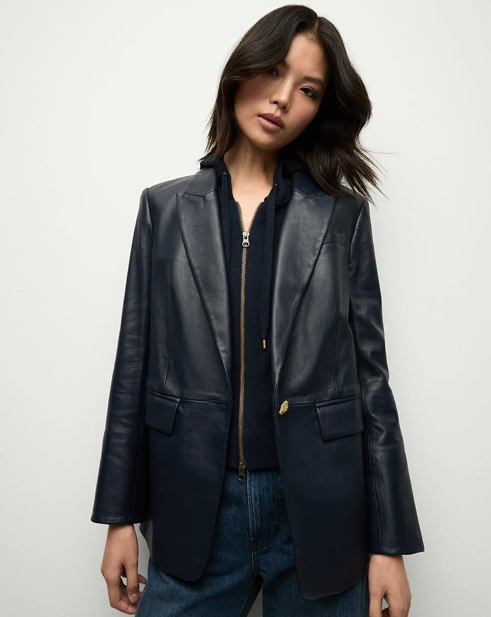 Vega Leather Dickey Jacket sold by Veronica Beard