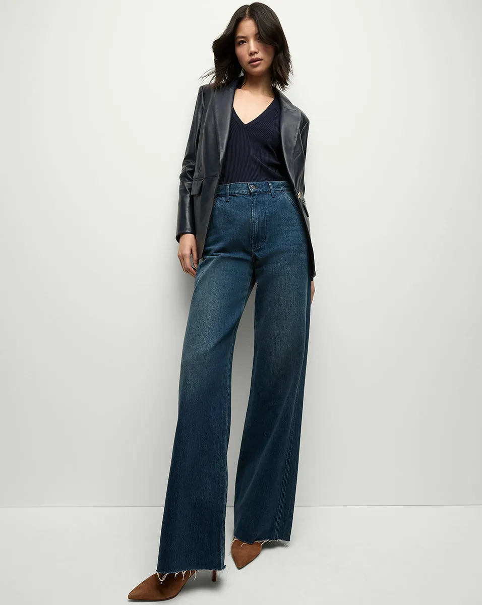 Vega Leather Dickey Jacket sold by Veronica Beard product image thumbnail 3