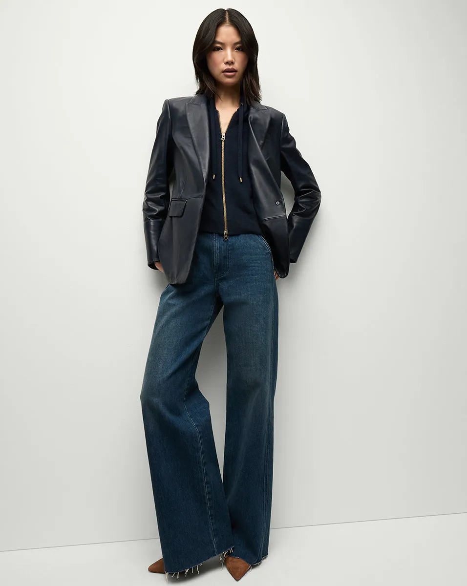 Vega Leather Dickey Jacket sold by Veronica Beard product image thumbnail 4