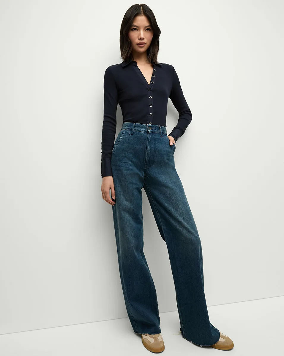 Taylor Wide-Leg Jean sold by Veronica Beard