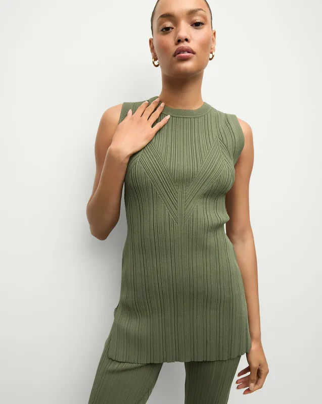 Semma Rib-Knit Tank sold by Veronica Beard