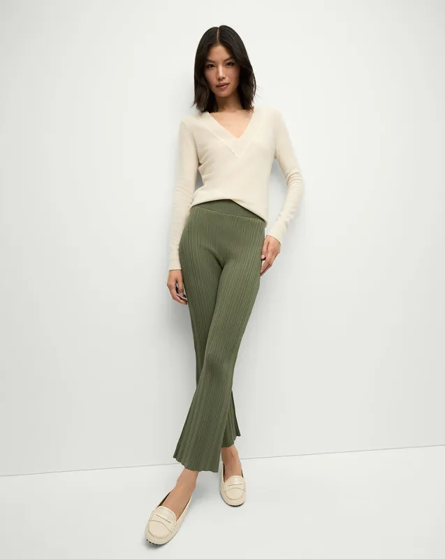 Massaro Rib-Knit Pant sold by Veronica Beard