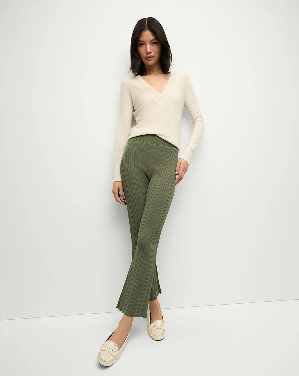 Massaro Rib-Knit Pant sold by Veronica Beard