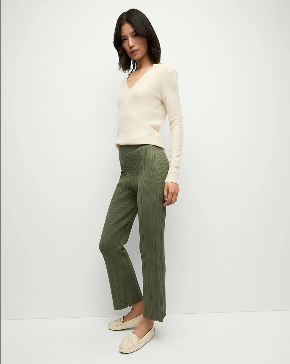 Massaro Rib-Knit Pant sold by Veronica Beard product image thumbnail 3