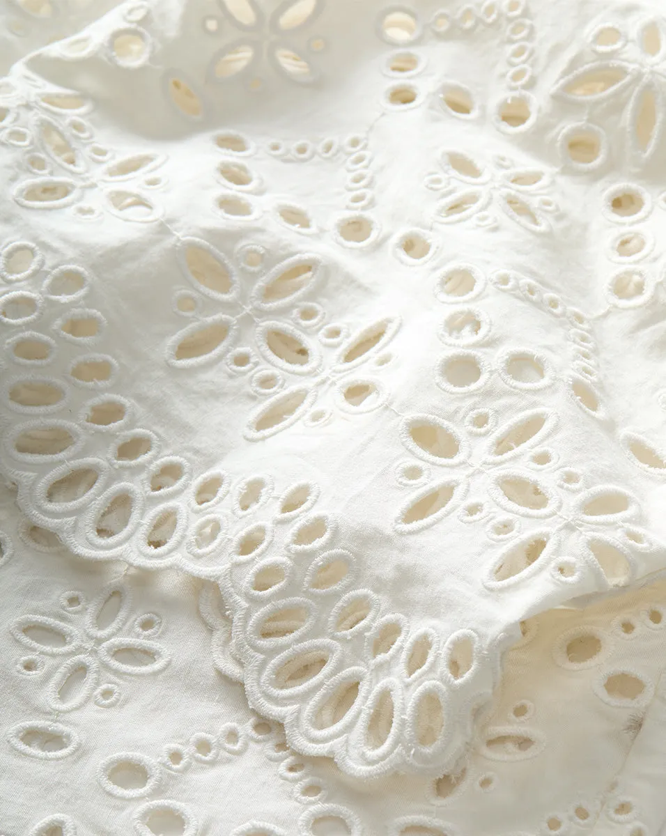 Kemper Cotton Eyelet Pant sold by Veronica Beard product image thumbnail 4