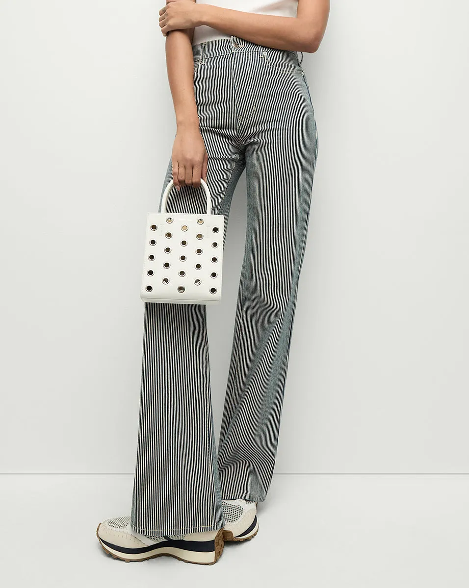 Crosbie Striped Slim Wide-Leg Jean sold by Veronica Beard product image thumbnail 2