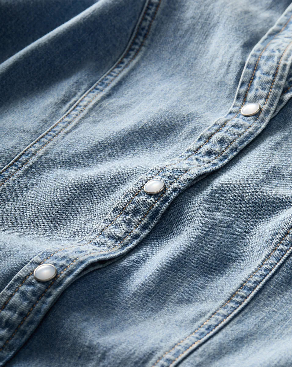 Catherine Denim Dress sold by Veronica Beard product image thumbnail 4