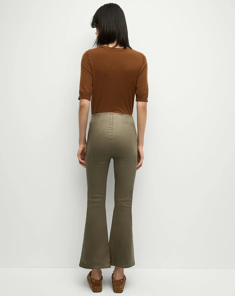 Carson Coated Off-Duty Kick-Flare Jean sold by Veronica Beard product image thumbnail 4