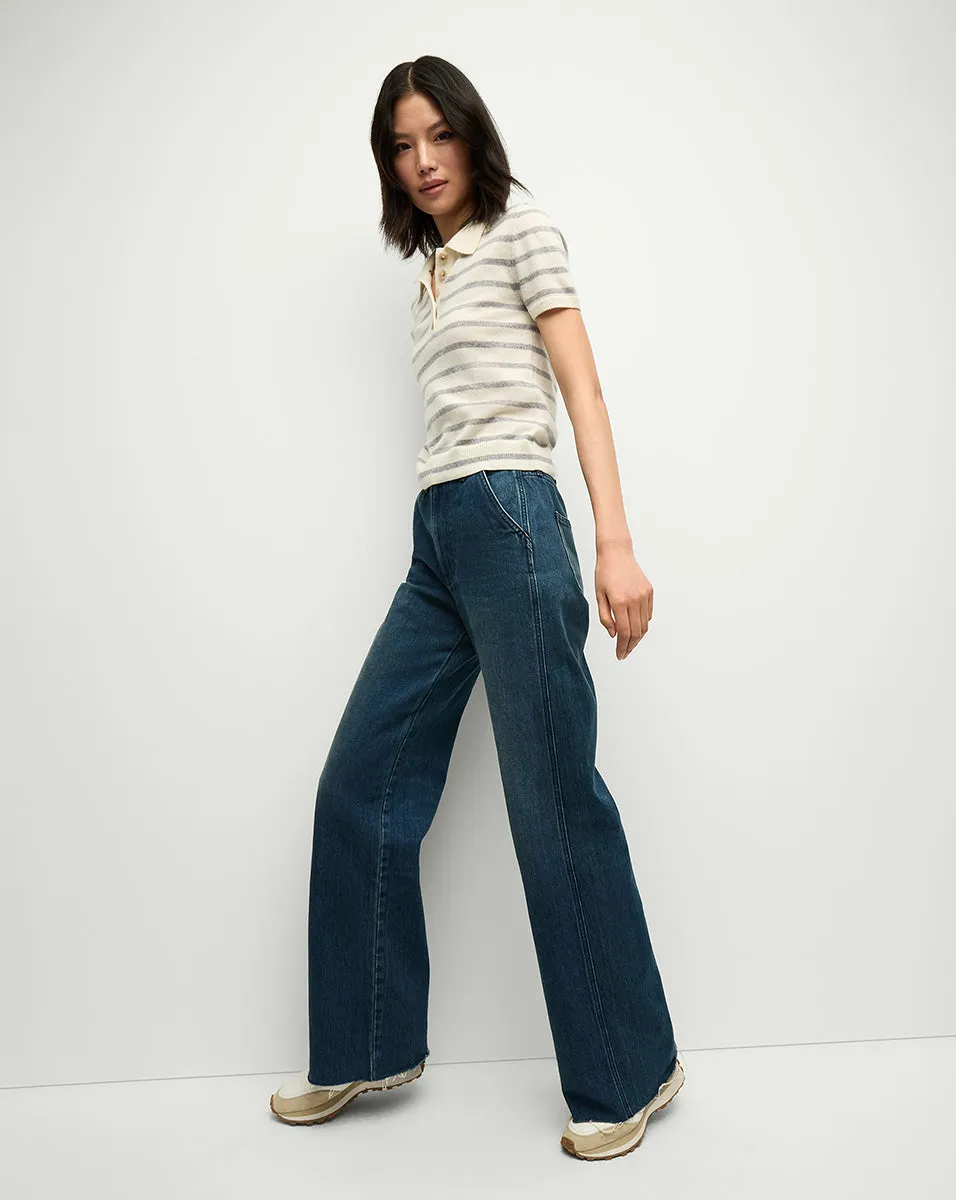 Brandt Striped Cashmere Polo sold by Veronica Beard product image thumbnail 3