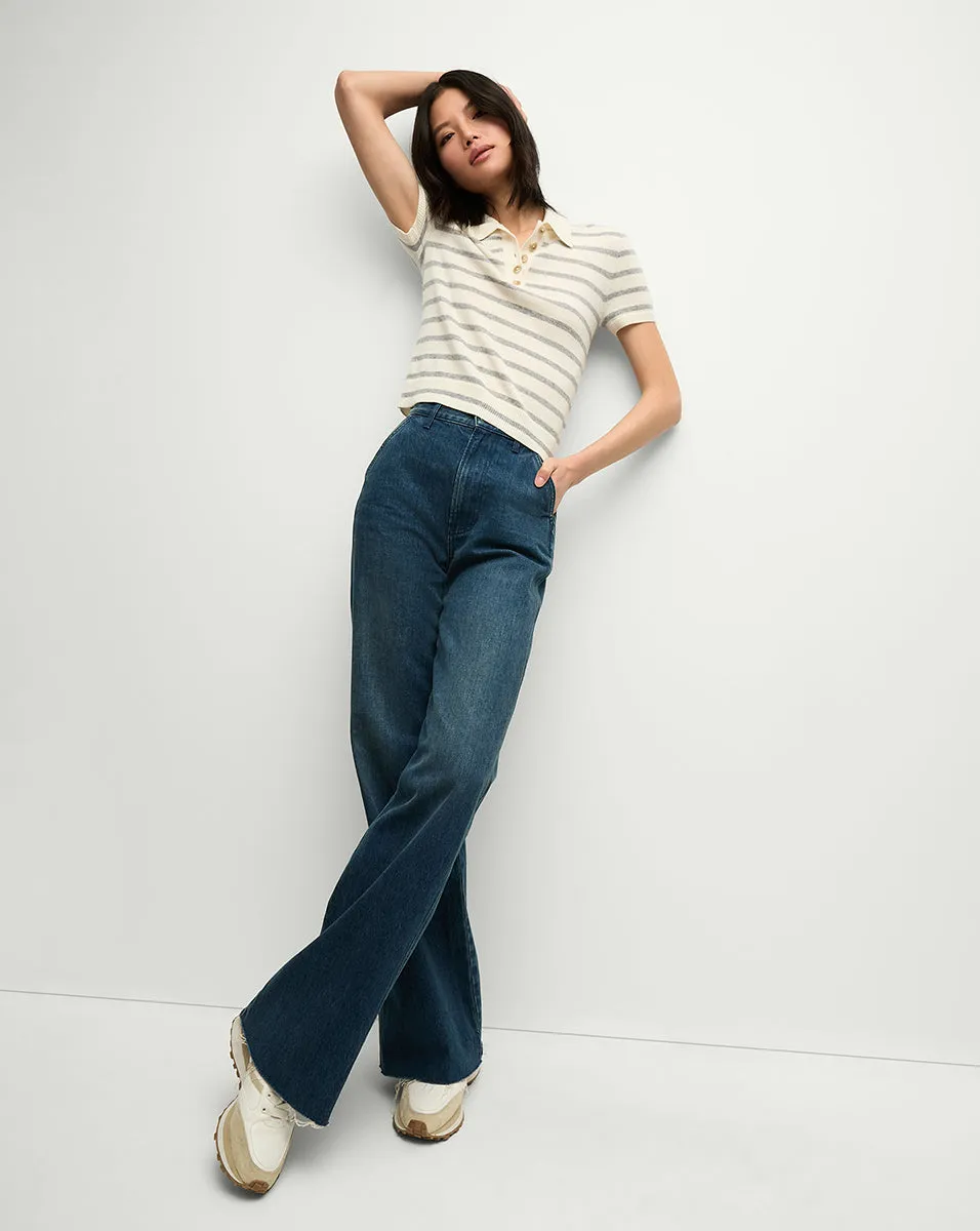 Brandt Striped Cashmere Polo sold by Veronica Beard product image thumbnail 2