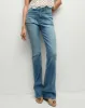 Beverly Patch-Pocket Skinny-Flare Jean sold by Veronica Beard