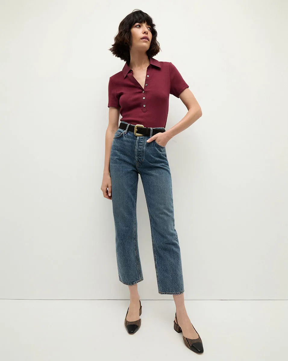 Kearney Button-Down Tee sold by Veronica Beard product image thumbnail 2