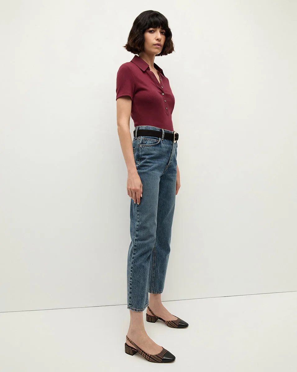 Kearney Button-Down Tee sold by Veronica Beard product image thumbnail 3