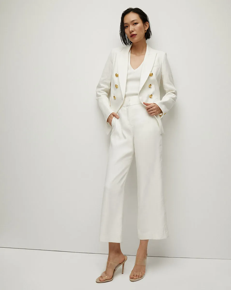 Aubrie Cropped Wide-Leg Pant sold by Veronica Beard product image thumbnail 5