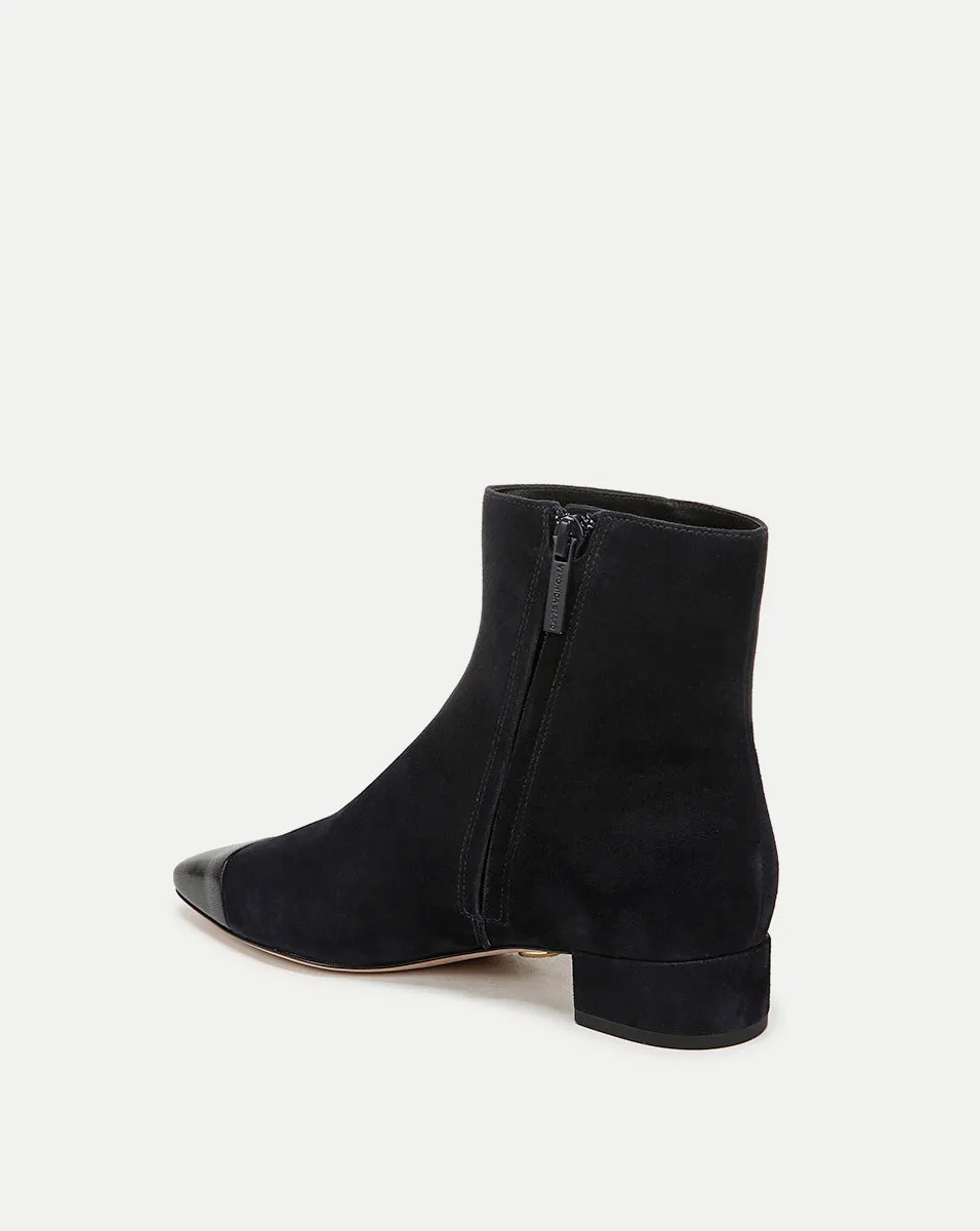 Cecile Suede Cap-Toe Bootie sold by Veronica Beard product image thumbnail 4