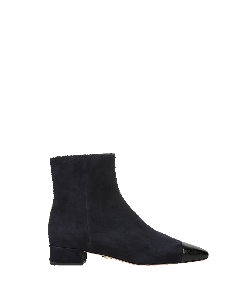 Cecile Suede Cap-Toe Bootie sold by Veronica Beard product image thumbnail 5