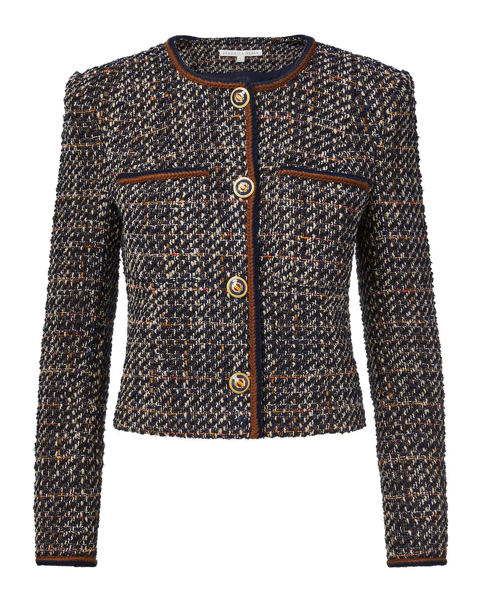 Lars Bouclé Tweed Jacket sold by Veronica Beard product image thumbnail 5