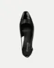 Cecile Leather Cap-Toe Slingback Pump sold by Veronica Beard