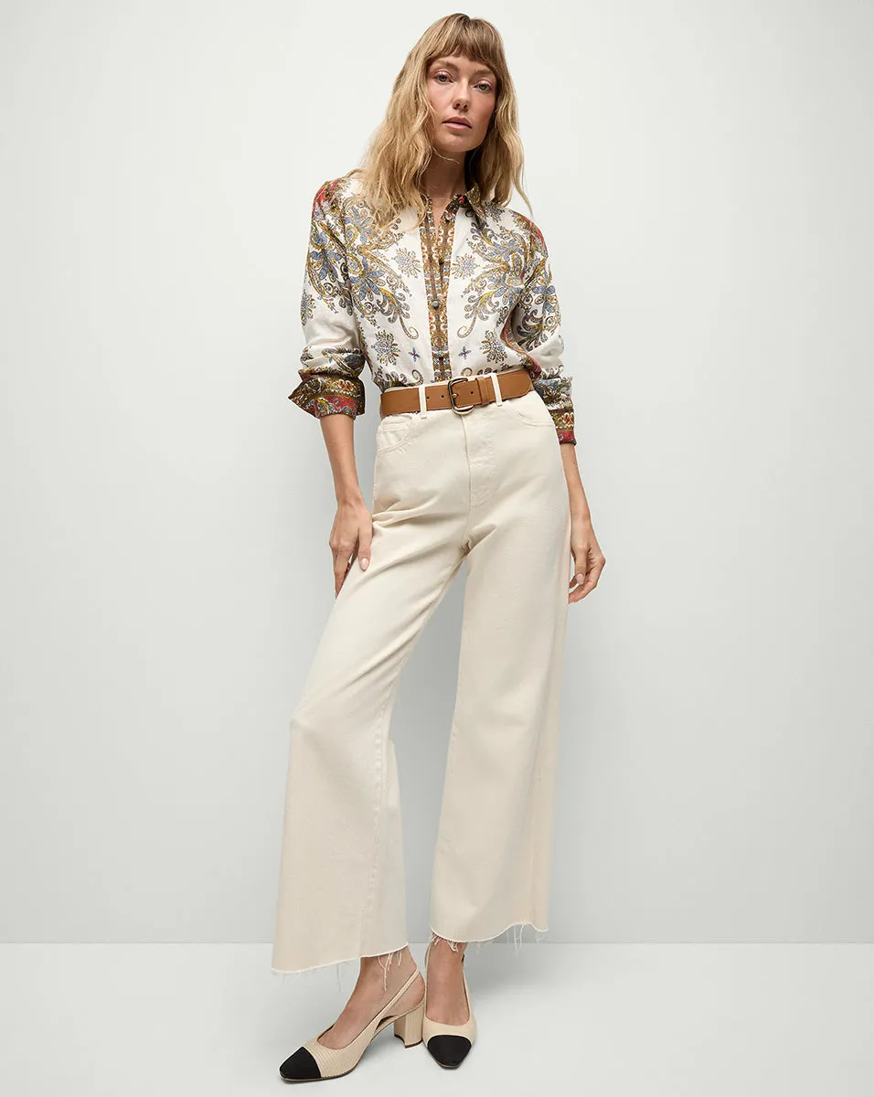 Cecile Raffia Cap-Toe Slingback Pump sold by Veronica Beard product image thumbnail 5