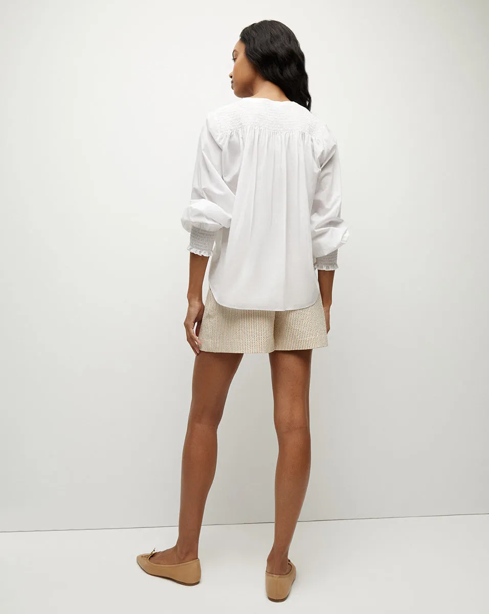 Constanza Button-Down Top sold by Veronica Beard product image thumbnail 4