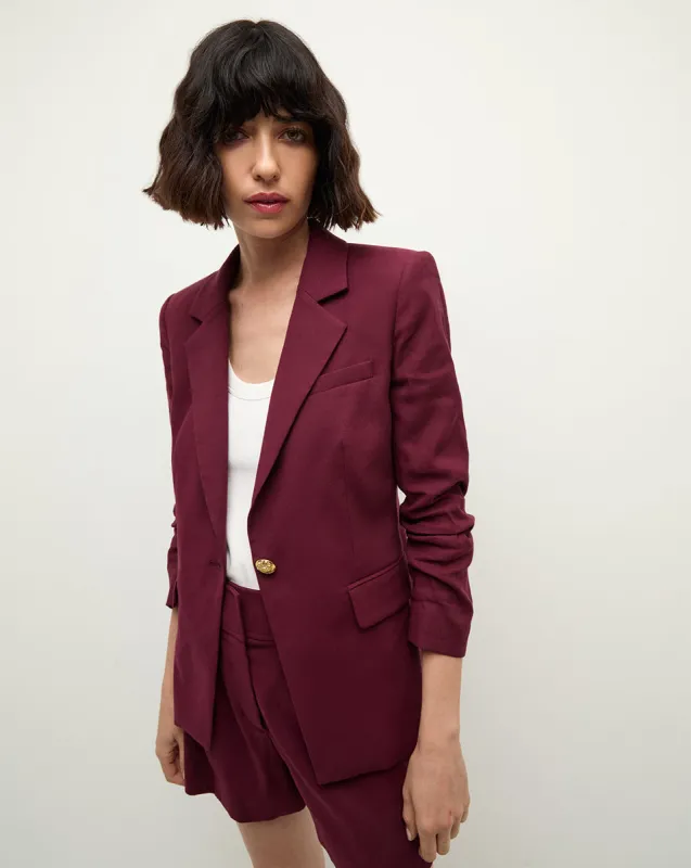 Battista Linen Dickey Jacket sold by Veronica Beard