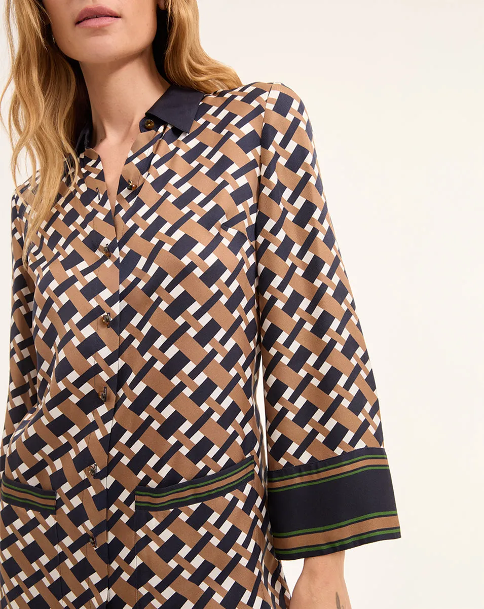 Sumatra Cotton Dress sold by Veronica Beard product image thumbnail 2