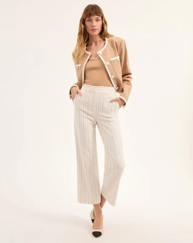 Brixton Pinstriped Pant sold by Veronica Beard