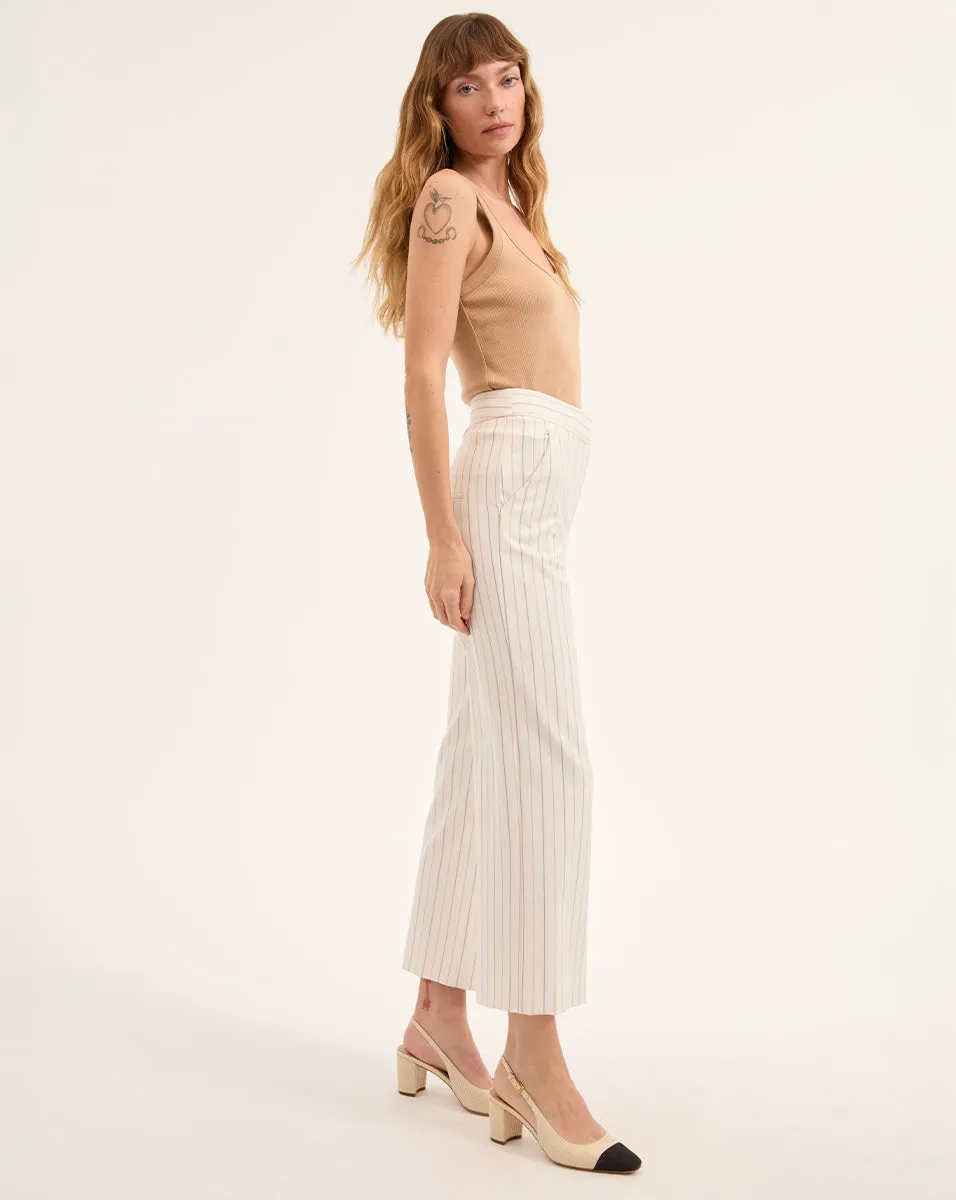 Brixton Pinstriped Pant sold by Veronica Beard product image thumbnail 3