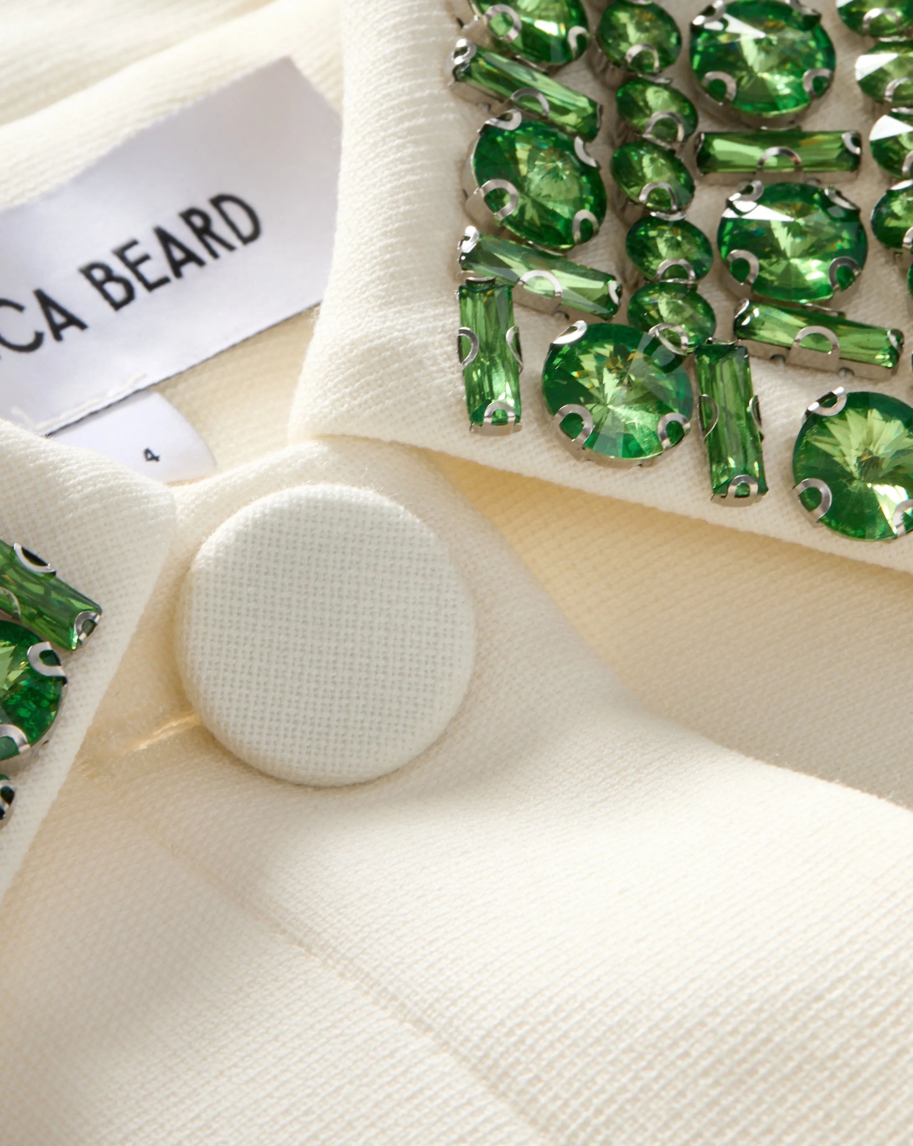 Imogen Embellished Cropped Jacket sold by Veronica Beard product image thumbnail 4