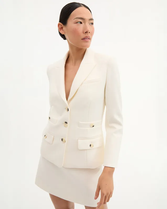 Terre Cropped Dickey Jacket sold by Veronica Beard