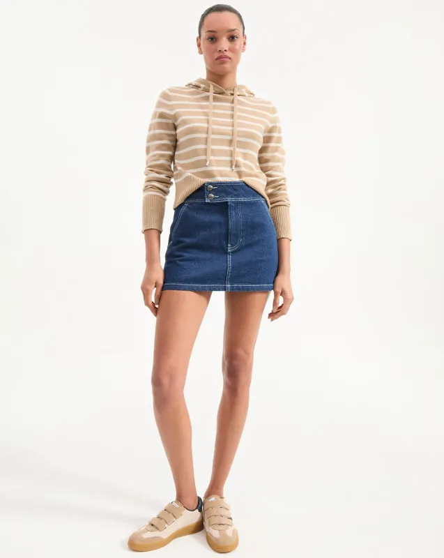Bowen Denim Mini Skirt made by Veronica Beard