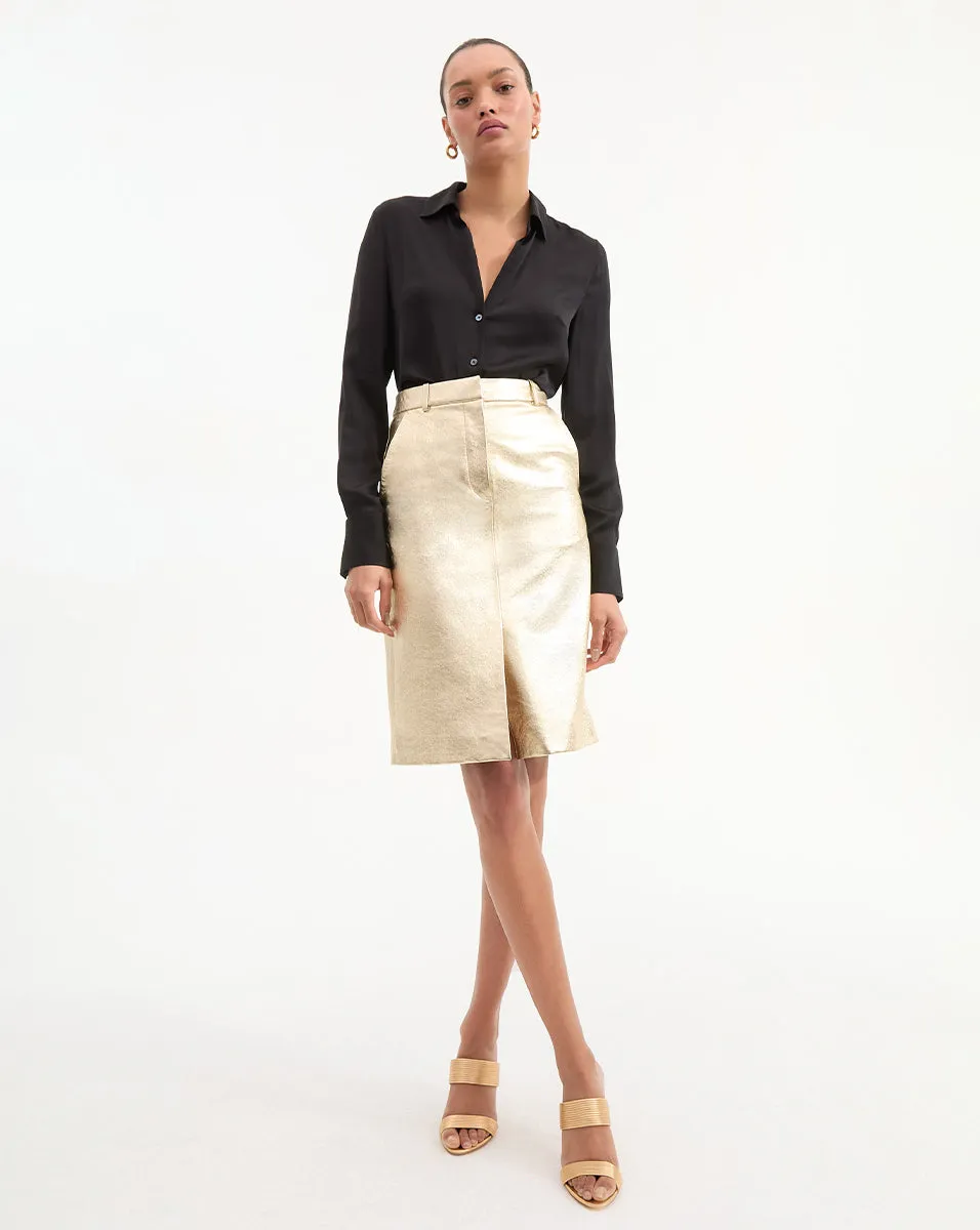 Amelia Silk Shirt sold by Veronica Beard product image thumbnail 5