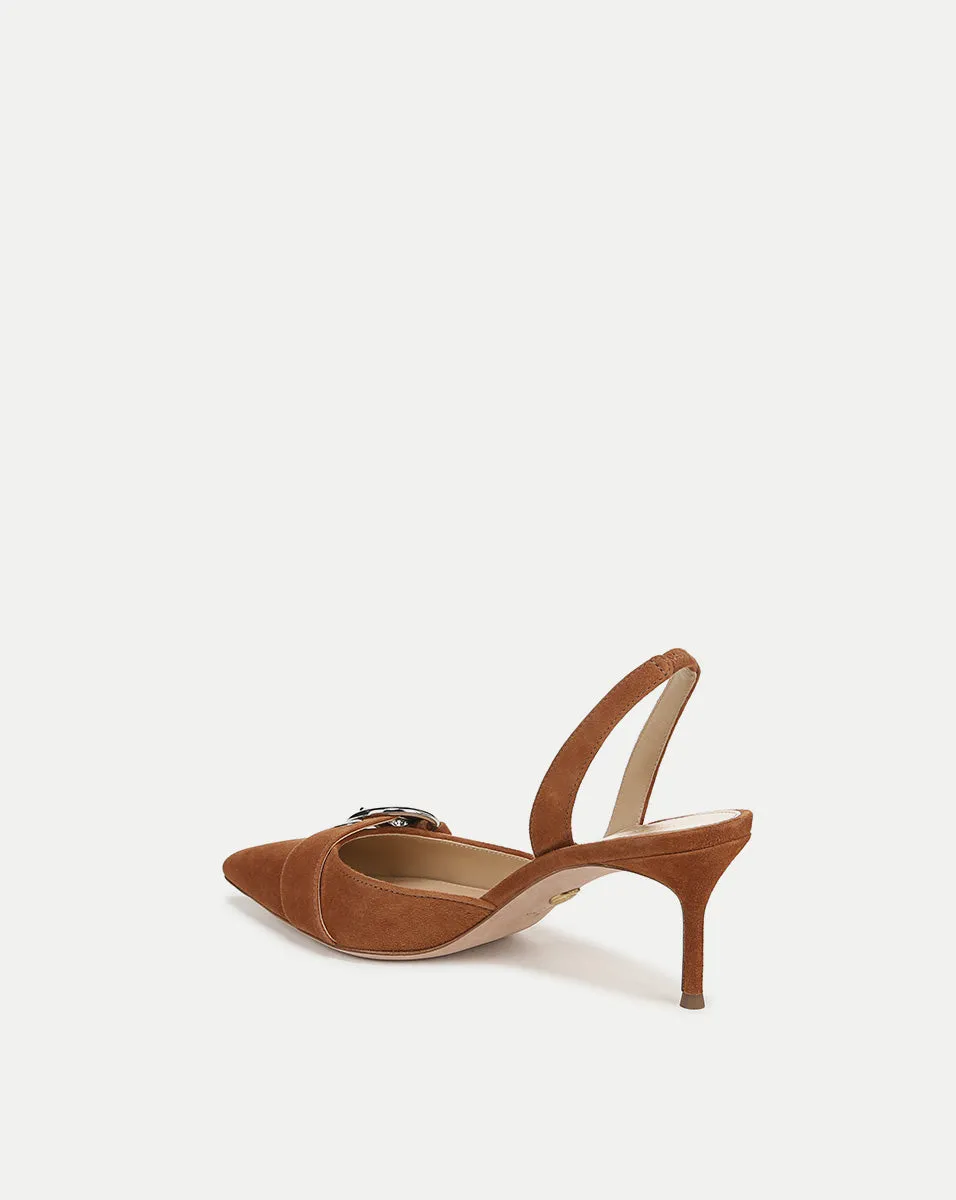Roxy Suede Slingback Pump sold by Veronica Beard product image thumbnail 4