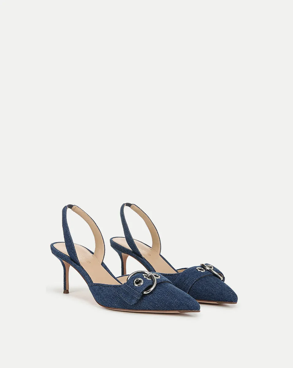 Roxy Denim Slingback Pump sold by Veronica Beard product image thumbnail 2