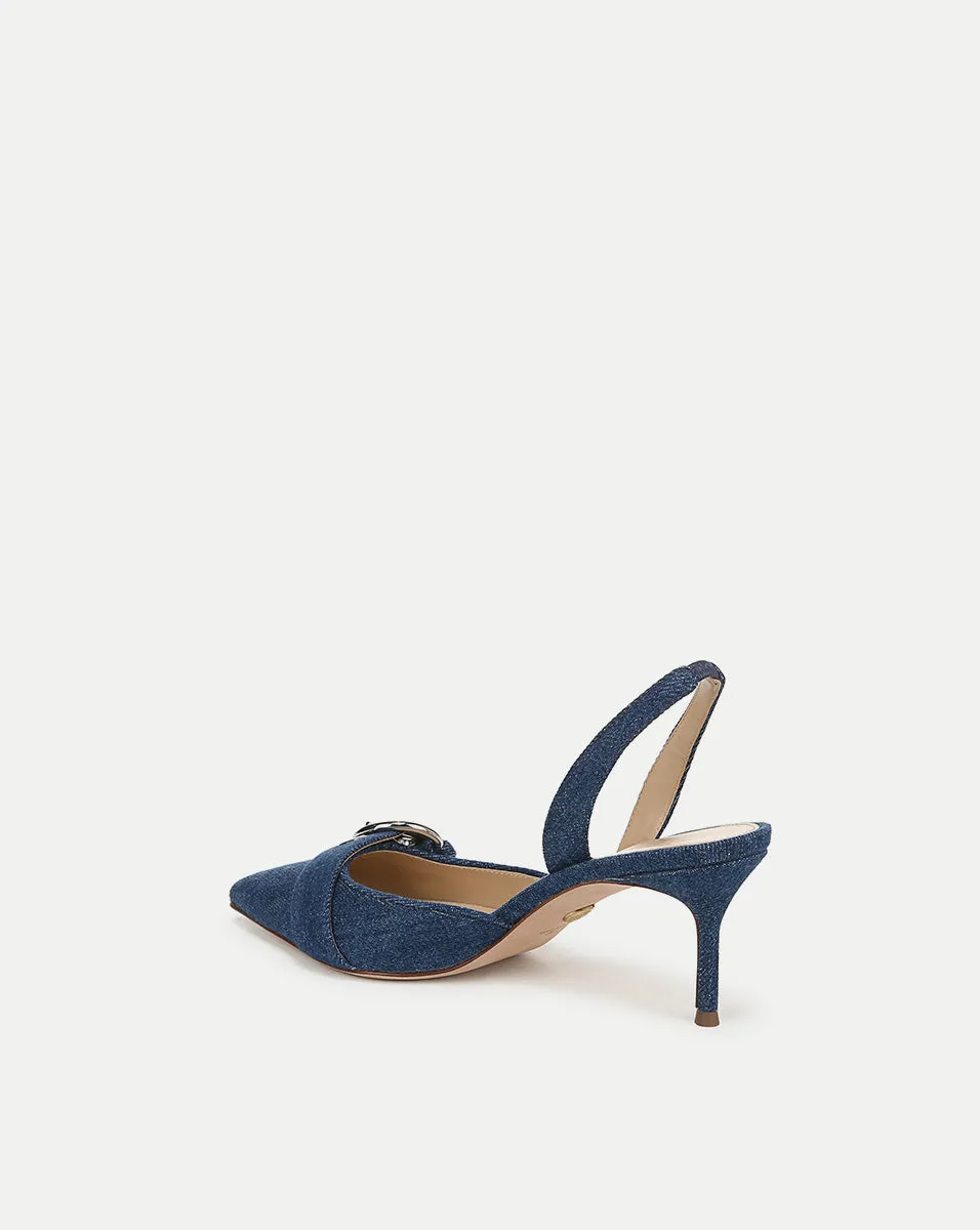 Roxy Denim Slingback Pump sold by Veronica Beard product image thumbnail 4