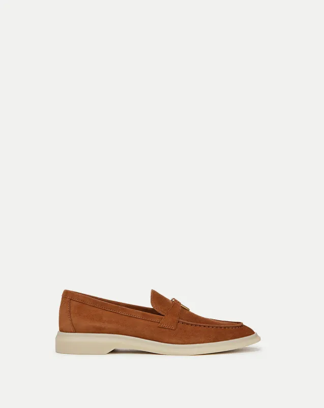 Ailey Suede Loafer sold by Veronica Beard