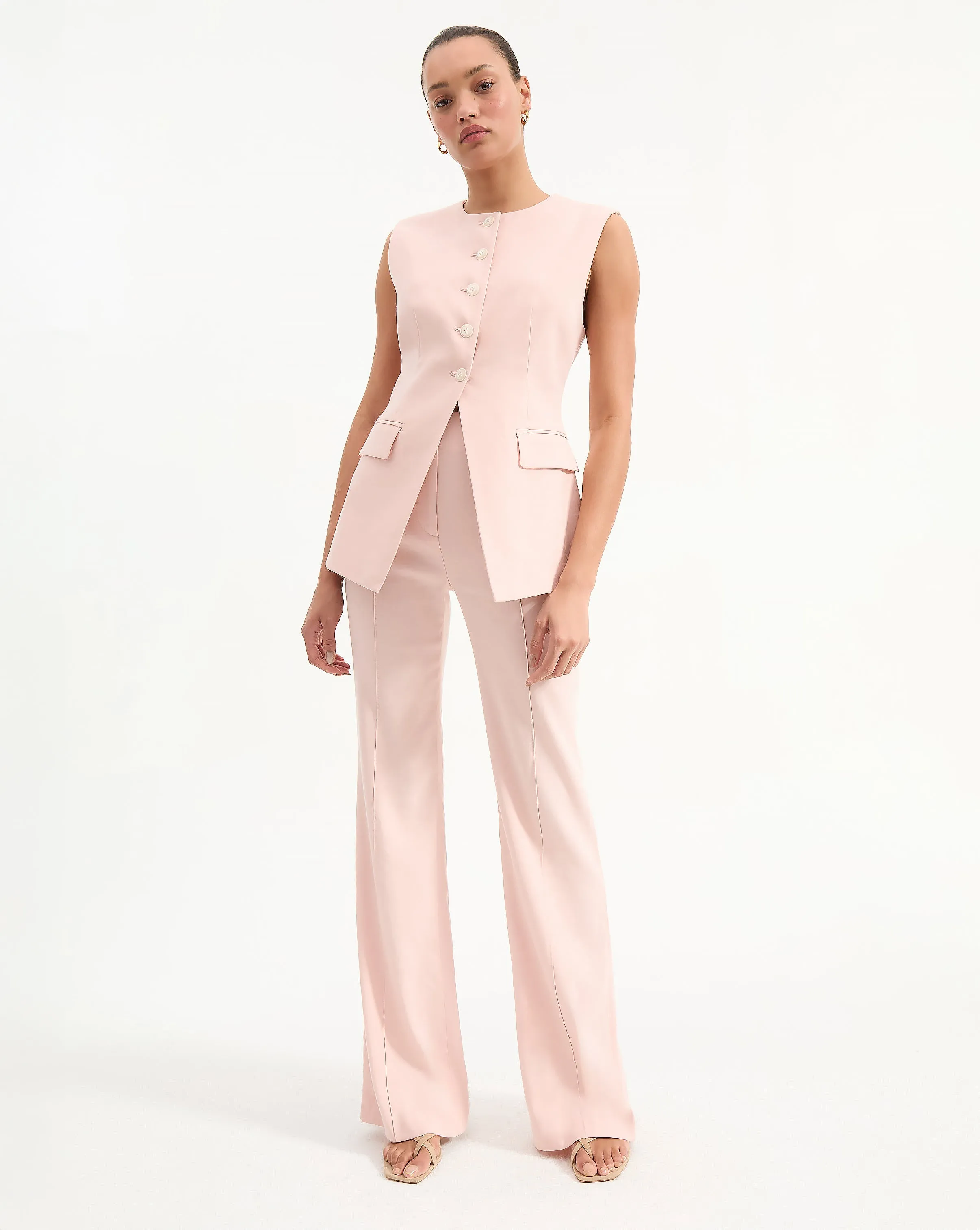 Lois Linen Vest sold by Veronica Beard product image thumbnail 2