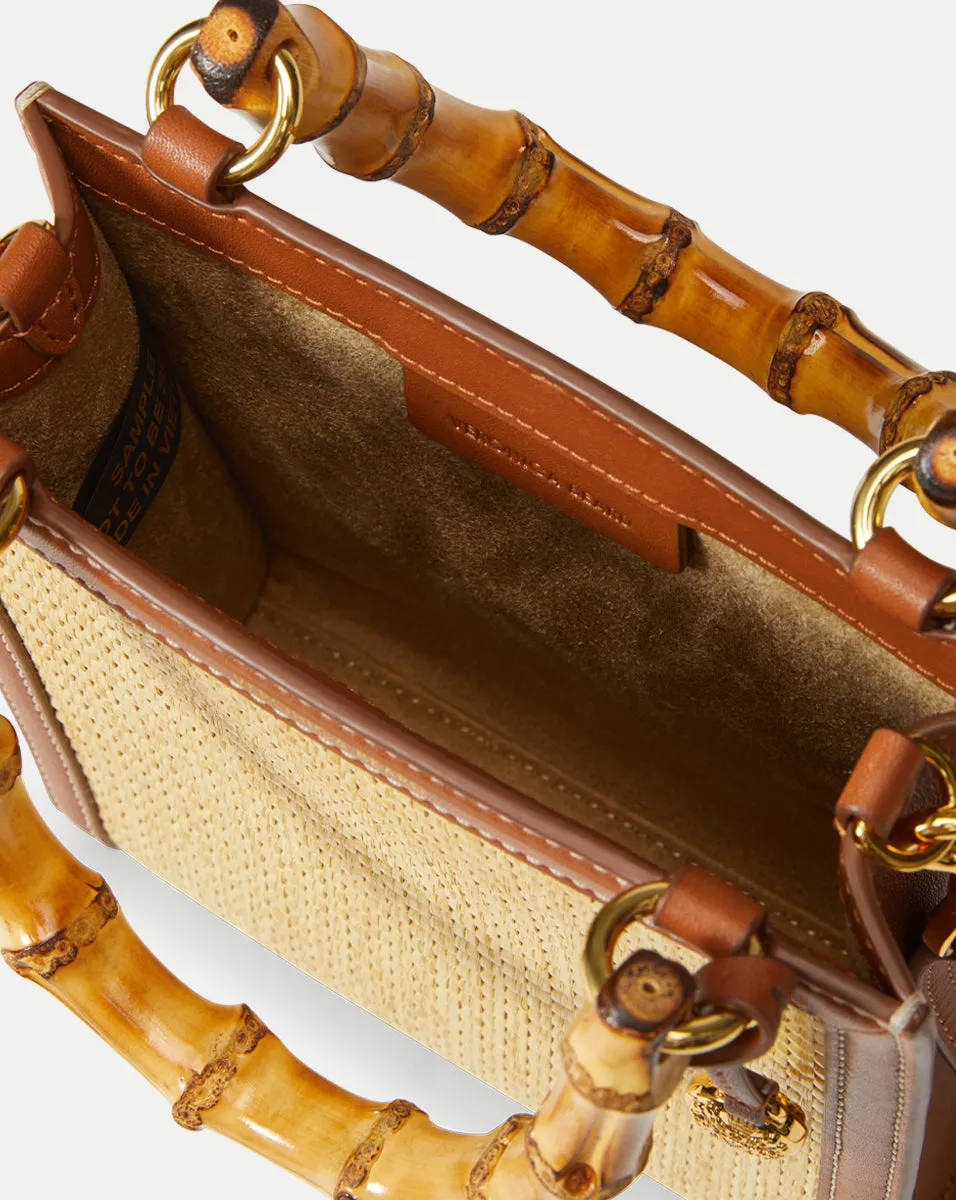 Raffia Bamboo-Handle Shopper Bag sold by Veronica Beard product image thumbnail 4