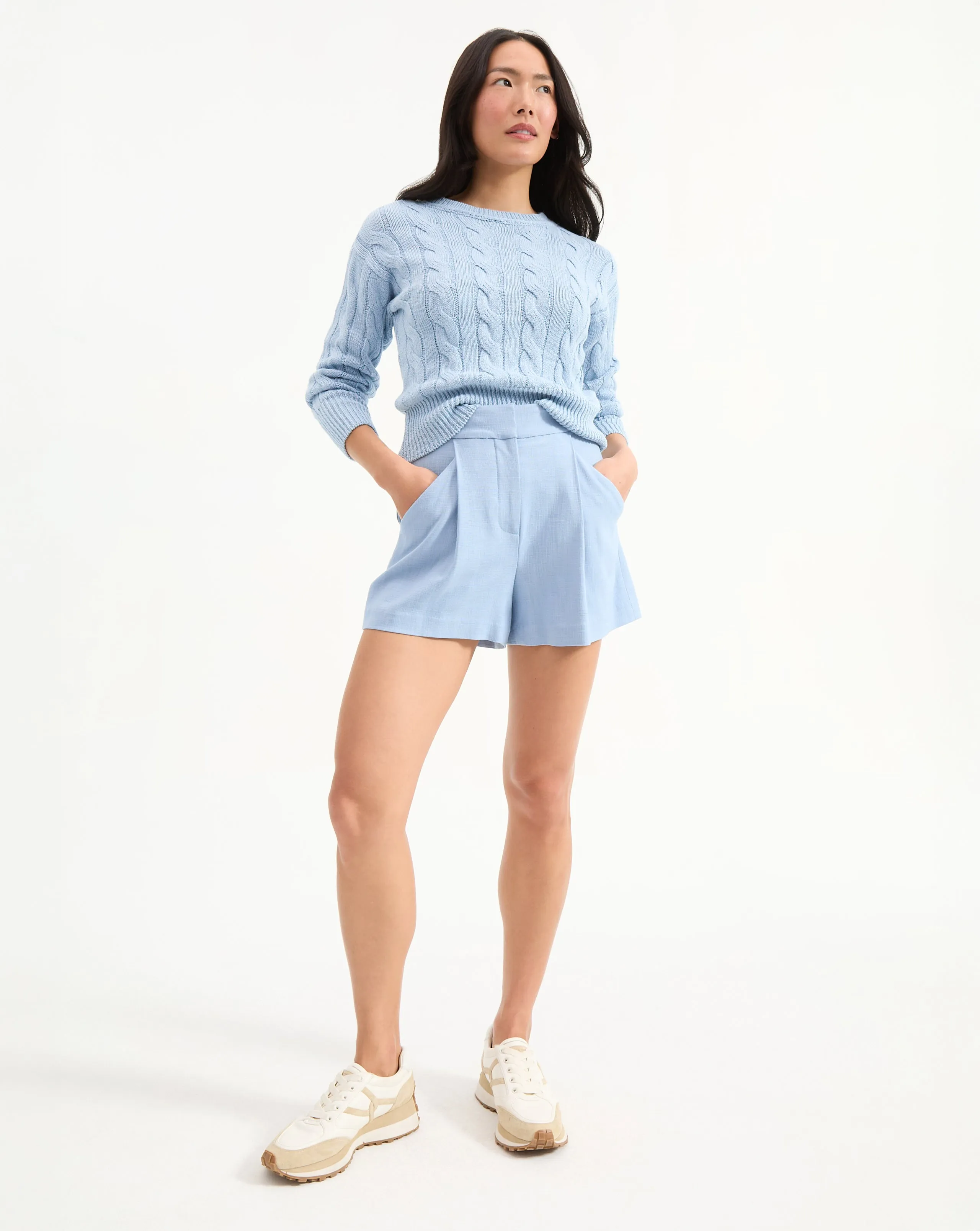 Eleanor Cable Knit Pullover sold by Veronica Beard product image thumbnail 2