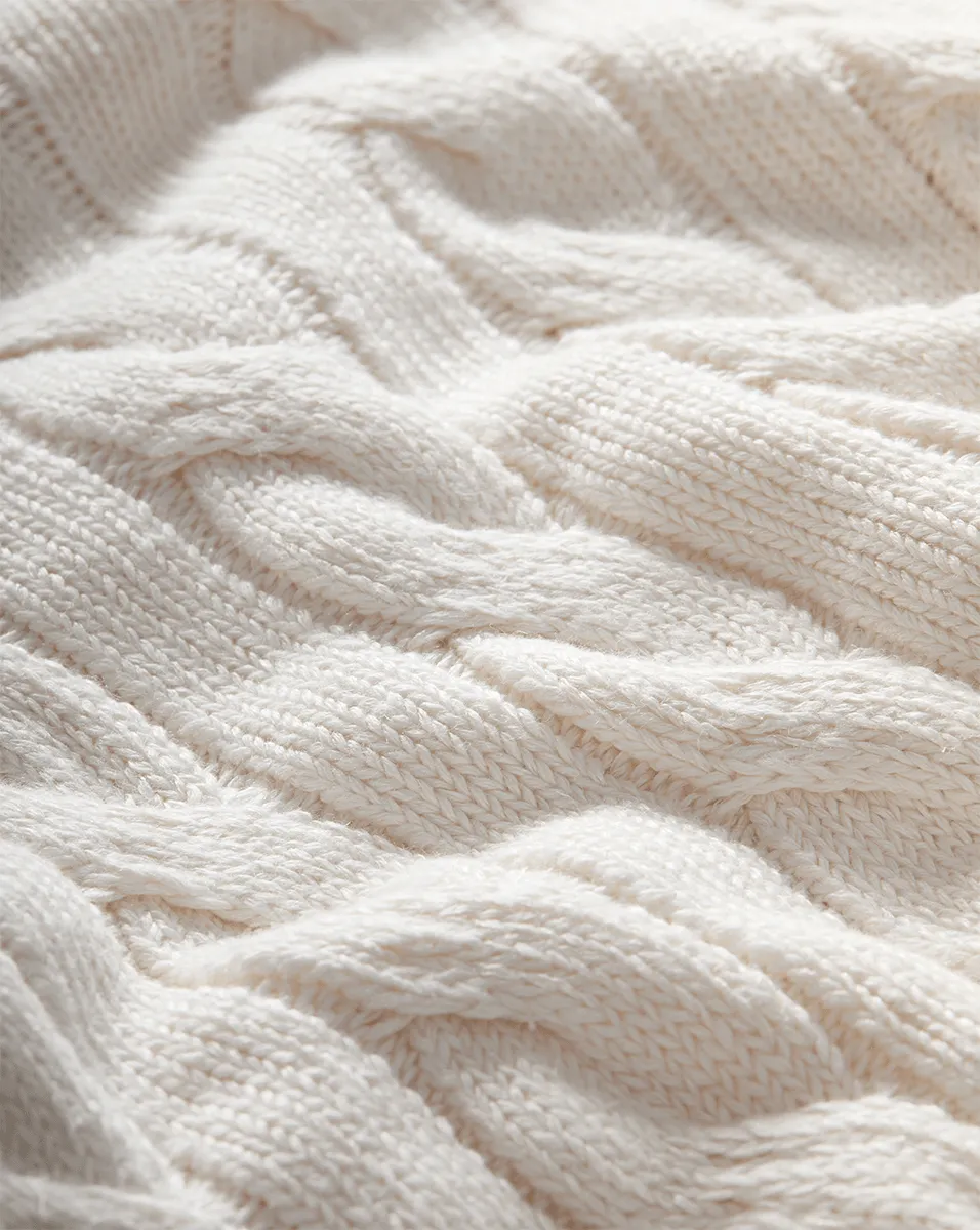 Eleanor Cable Knit Pullover sold by Veronica Beard product image thumbnail 3