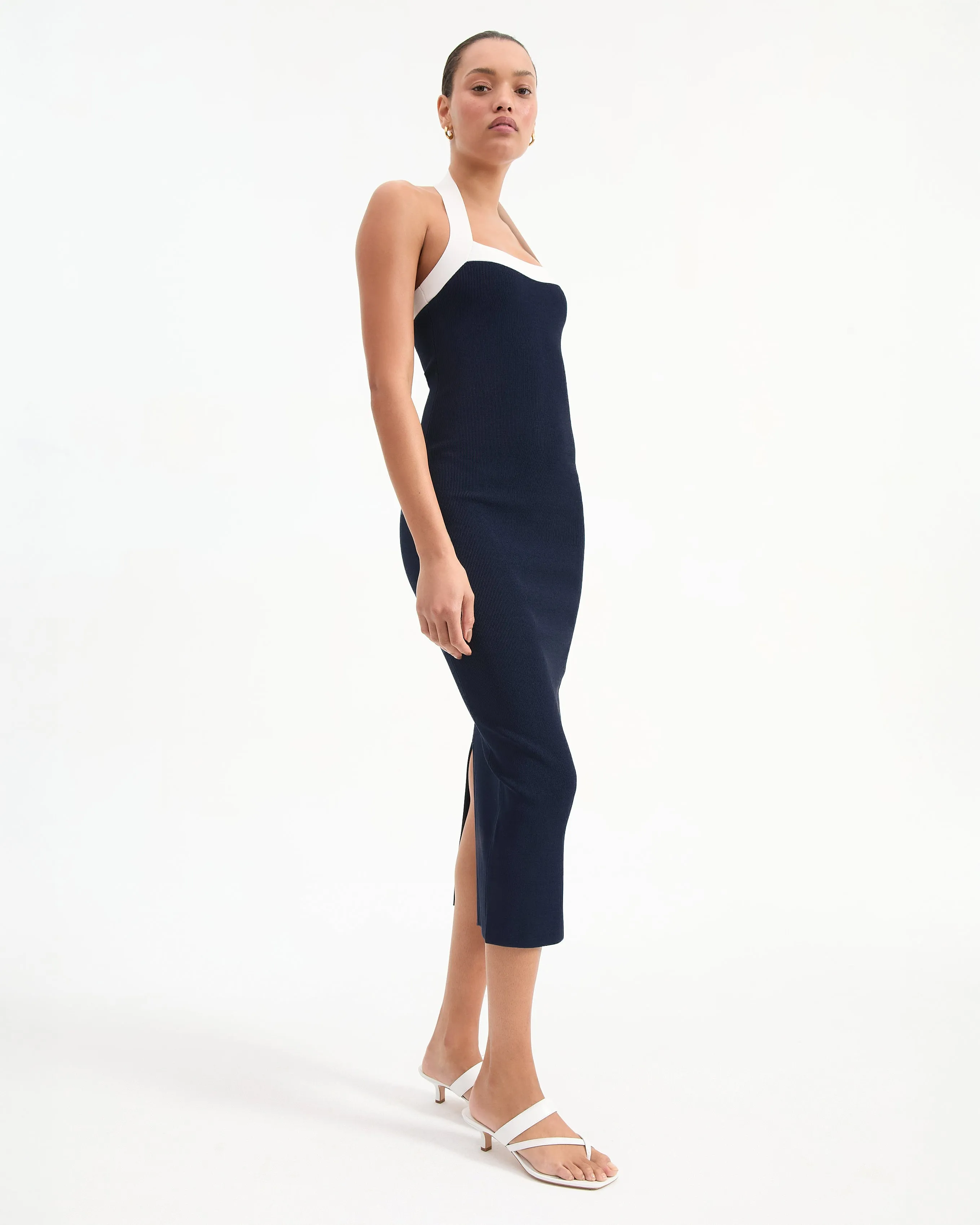 Christa Halter Neck Dress sold by Veronica Beard product image thumbnail 3