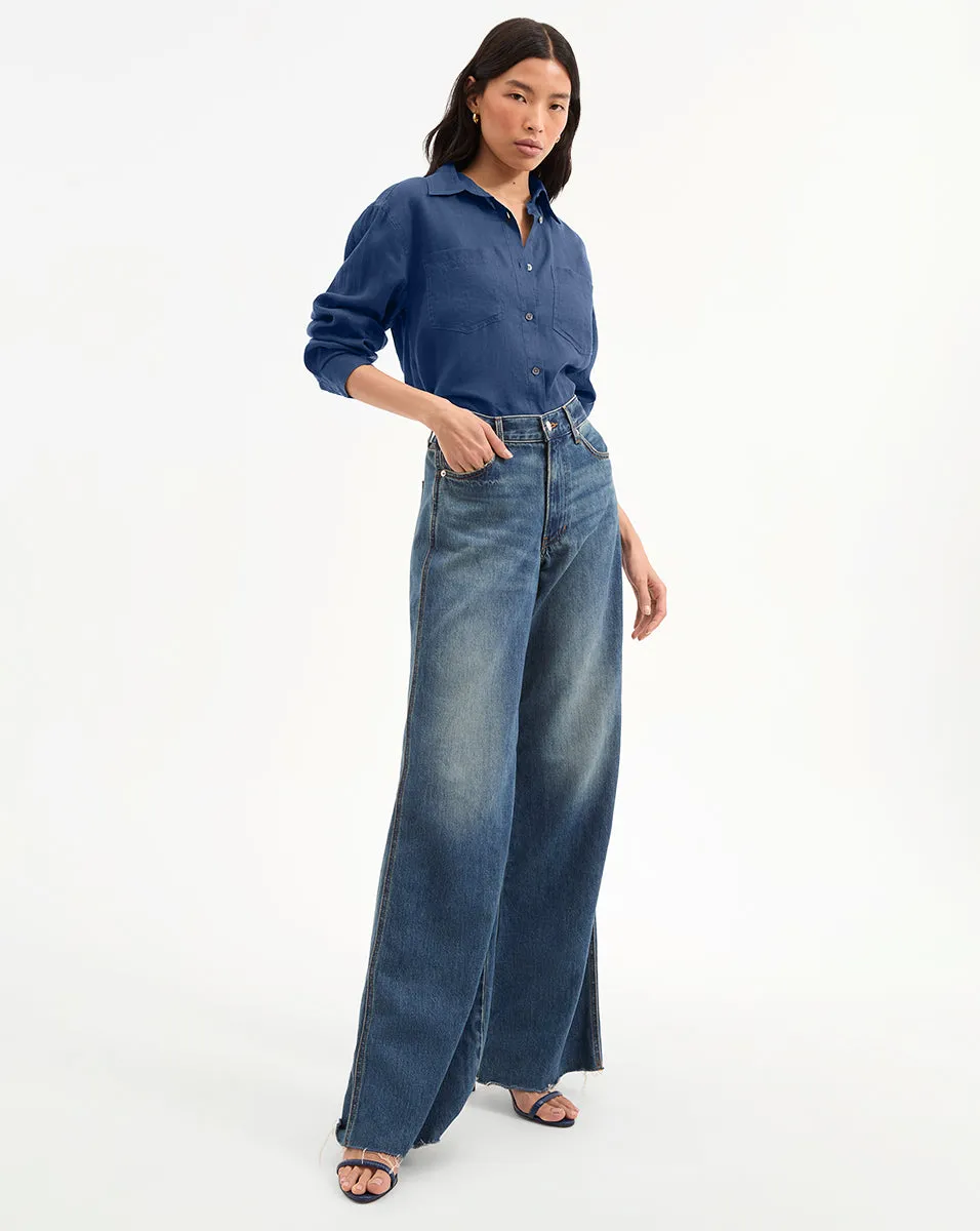 Gil Linen Shirt sold by Veronica Beard product image thumbnail 2