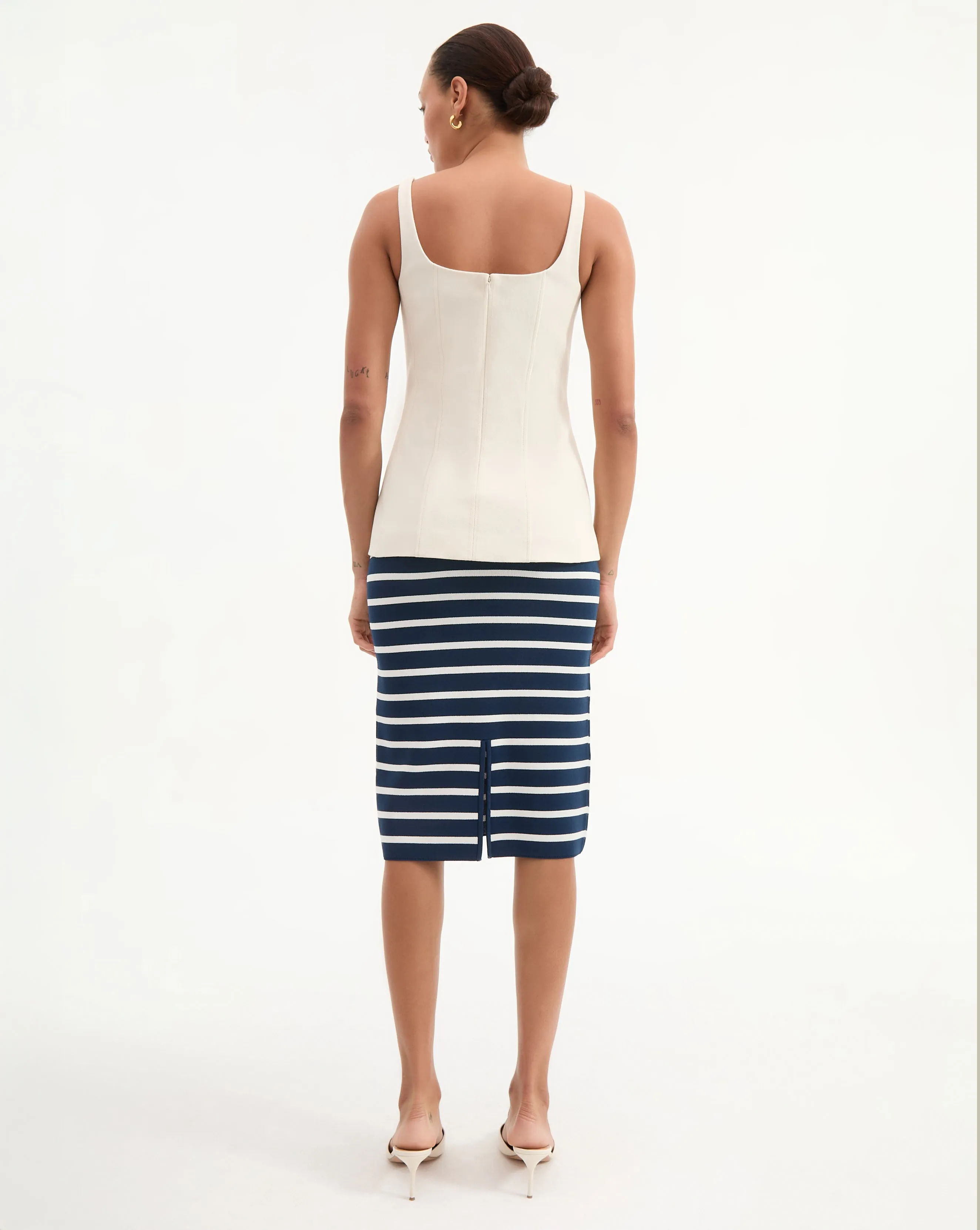 Liana Button-Up Vest sold by Veronica Beard product image thumbnail 5