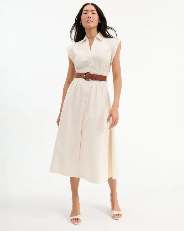Ruben Cotton Midi Dress sold by Veronica Beard