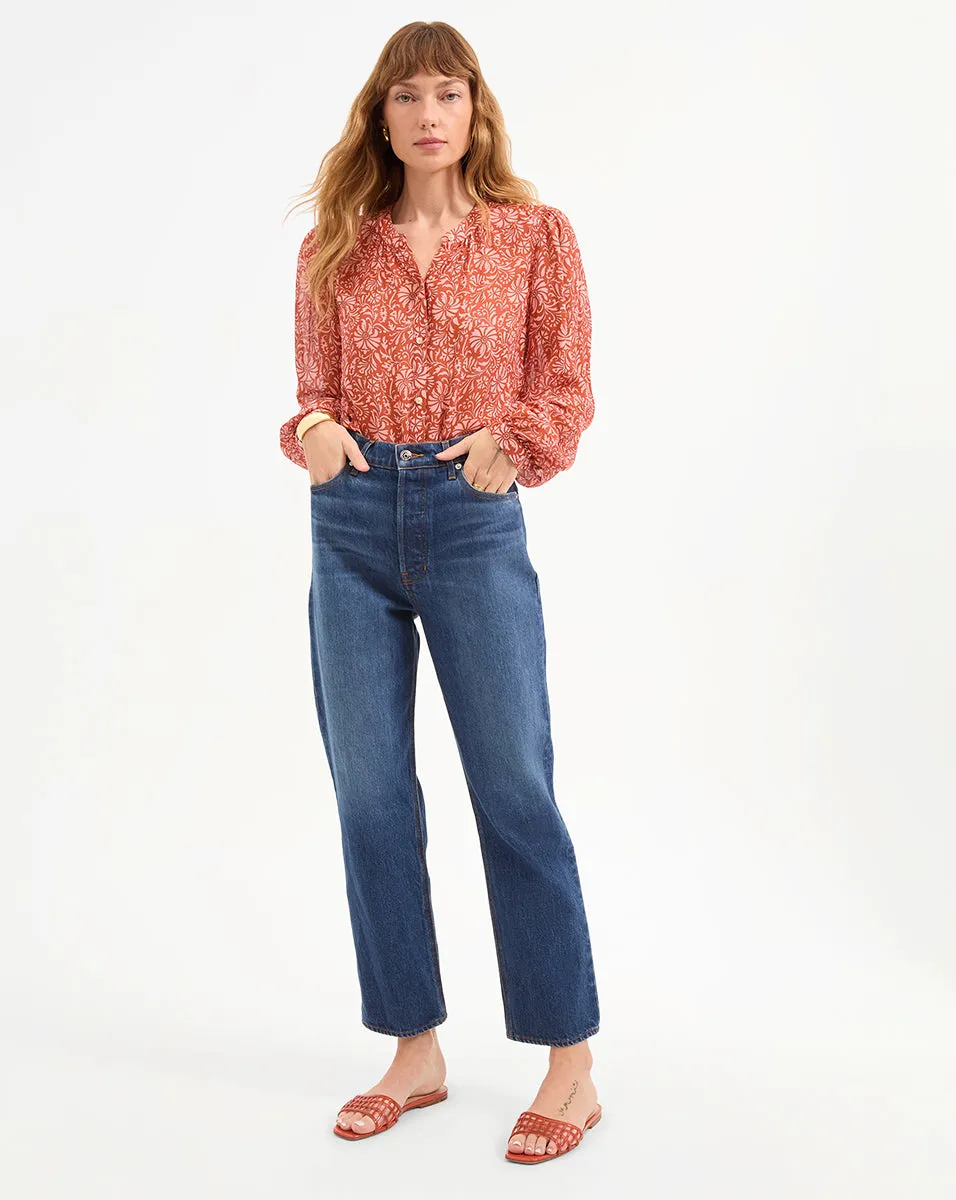 Daniela Straight-Leg Jean sold by Veronica Beard