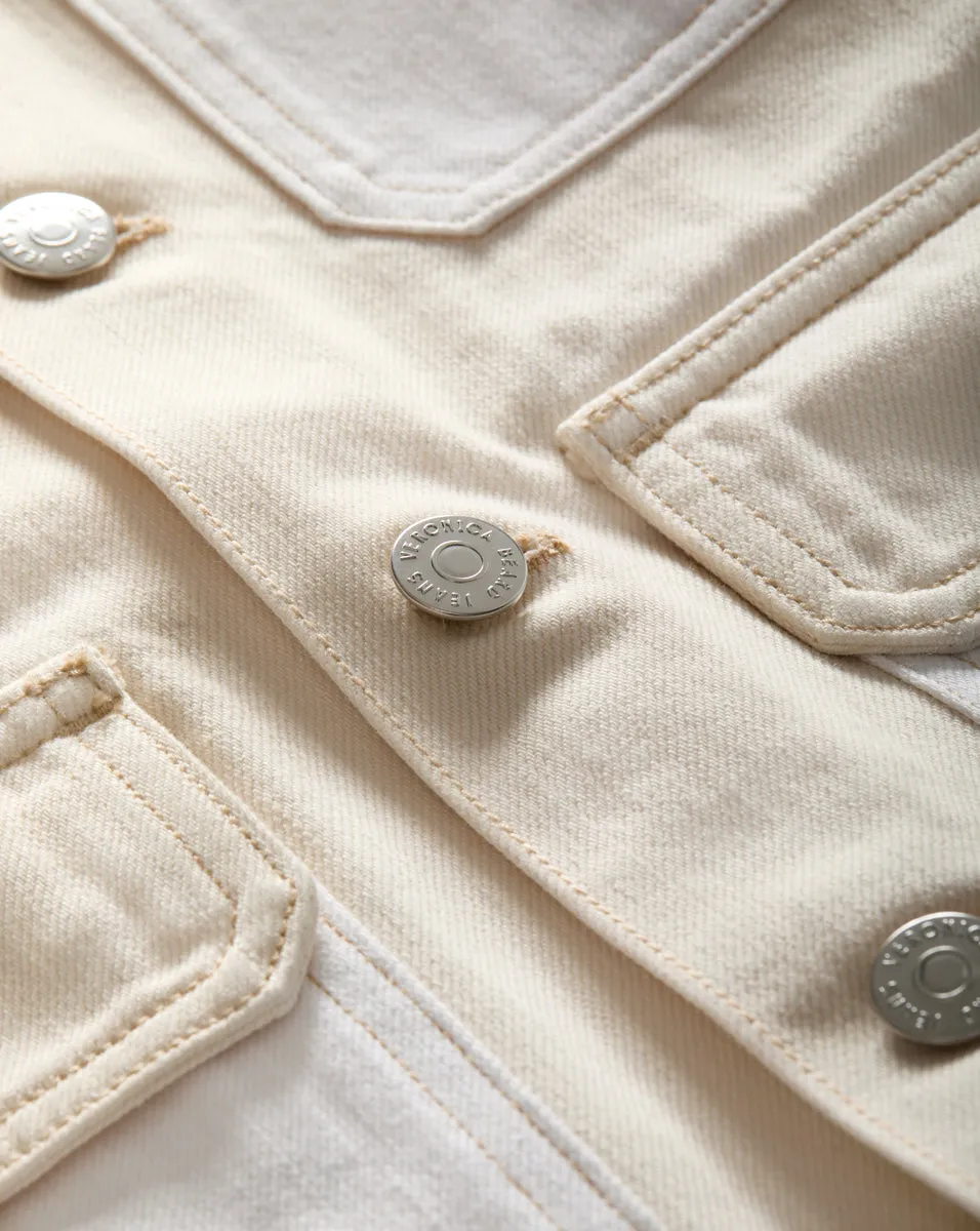 Dahl Cropped Chore Jacket sold by Veronica Beard product image thumbnail 4