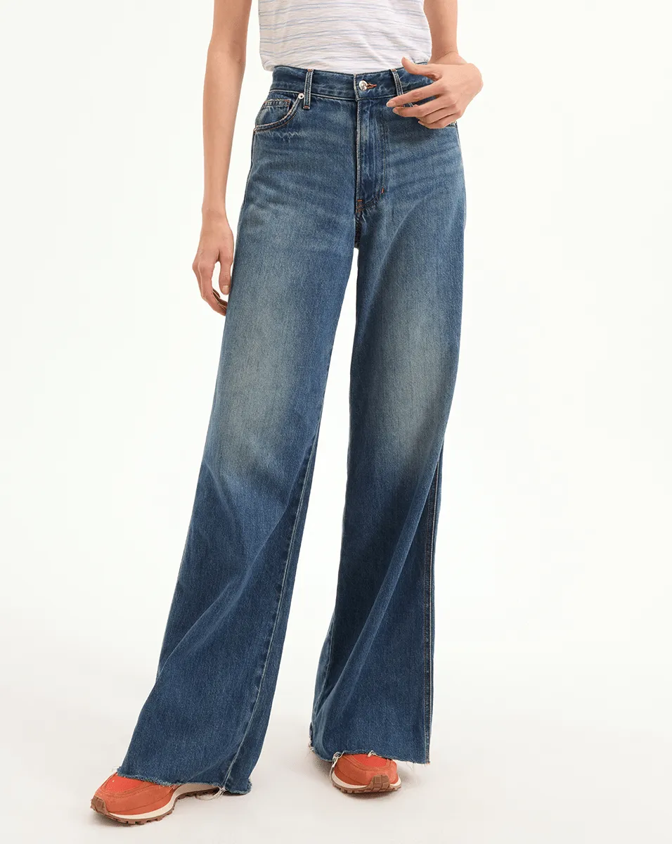 Kasey Mid Rise Wide-Leg Jean sold by Veronica Beard product image thumbnail 2