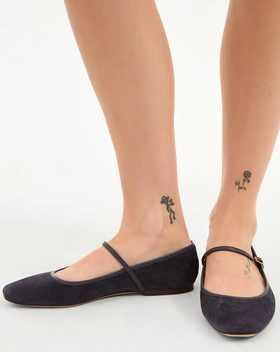 Ellie Suede Flat sold by Veronica Beard product image thumbnail 2