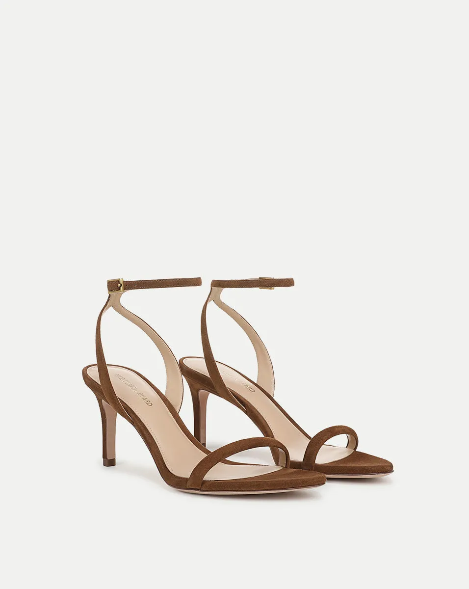 Sylvie Suede Ankle-Strap Stiletto Sandal sold by Veronica Beard product image thumbnail 2