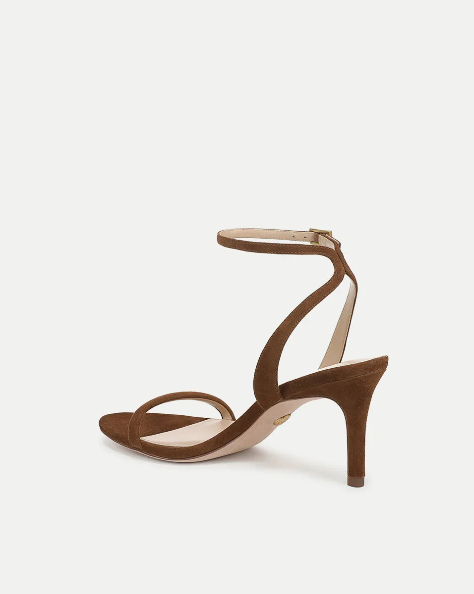 Sylvie Suede Ankle-Strap Stiletto Sandal sold by Veronica Beard product image thumbnail 4